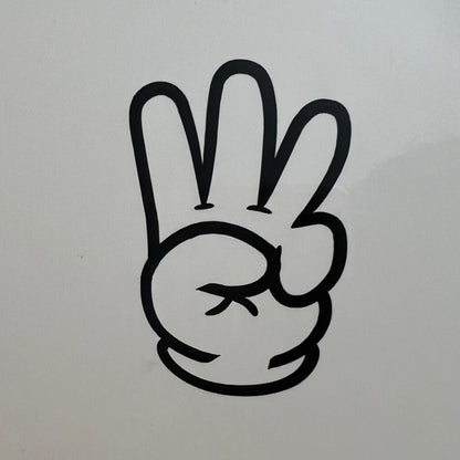 Hand Die Cut Decal